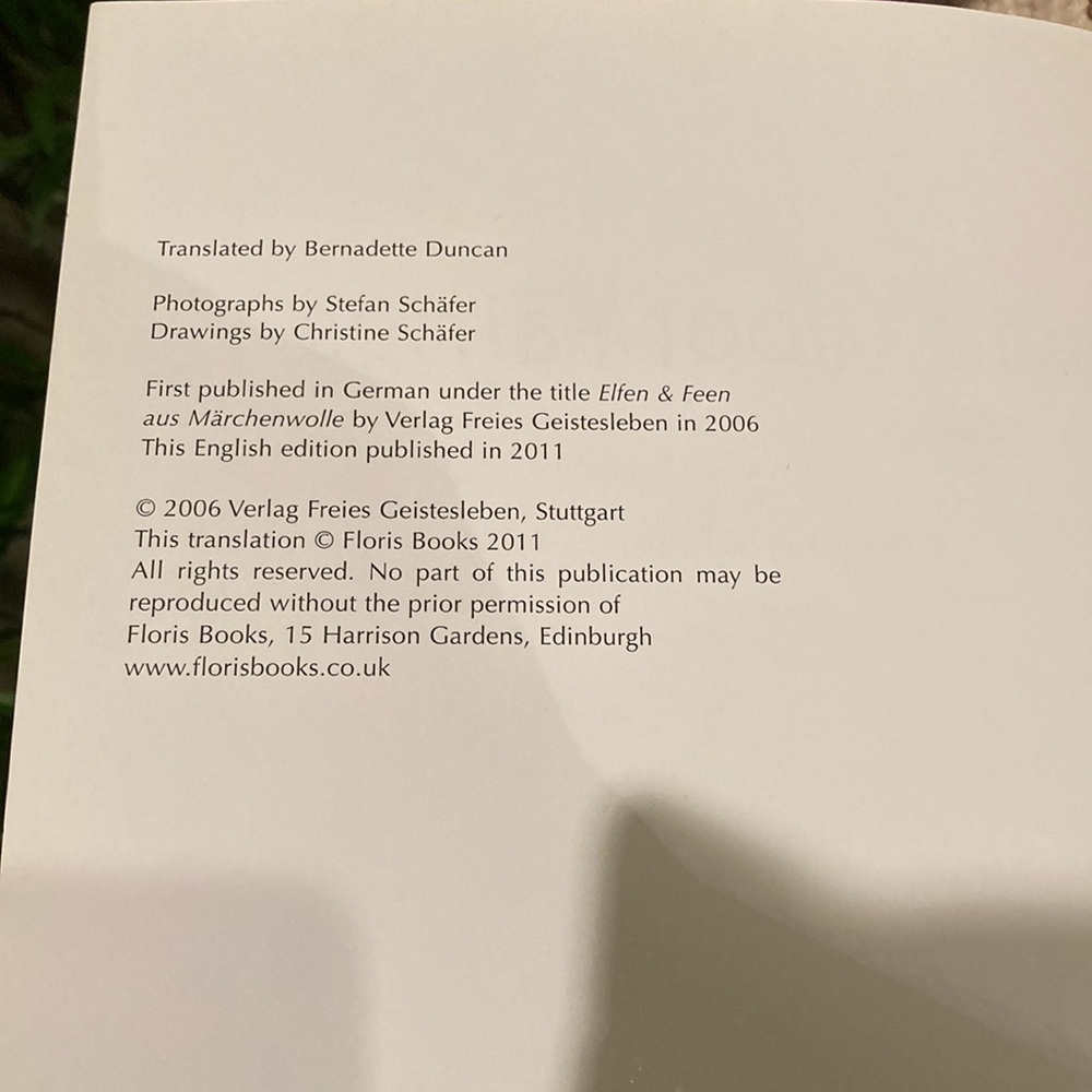 Magic Wool Fairies by Christine Schafer book on making fairies with roving - Picture 3 of 3